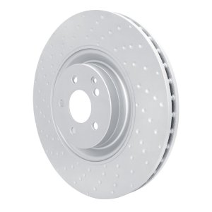 Mercedes-Benz CL63 AMG Brake Rotor (1) - Front - R1 Concepts - GEOSPEC Dimpled - `07-`14